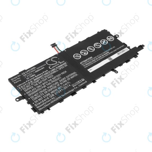Batteria per Lenovo Thinkpad X1 Tablet, SB10J78994, Li-Pol, 7.5V, 4900mAh, HQ