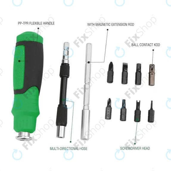 Set utensili manuali universali 39 in 1, Baku BA-3038