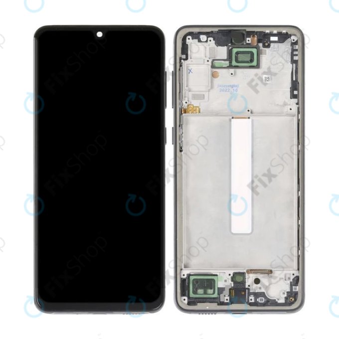 Schermo per Samsung A33 5G A336B, Vetro touch con cornice