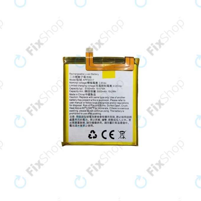 Batteria per Caterpillar S62 Pro, APP00317, 5000mAh