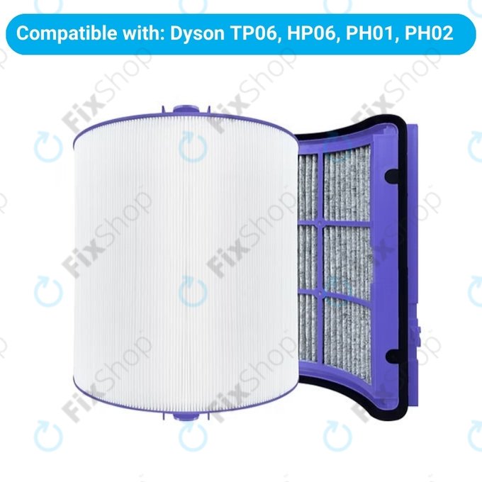 Filtro HEPA per Dyson Purifier-seriess, Purifier humidifier-seriess, Hot and Cool seriess 360° (Activated carbon)