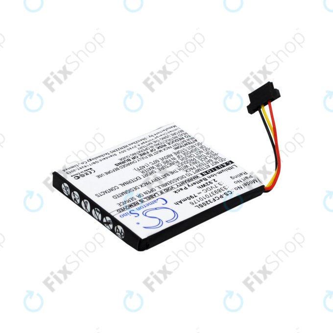 Batteria per Pioneer AVIC-F320BT, 338937010176, Li-Ion, 790mAh, 3.7V, HQ