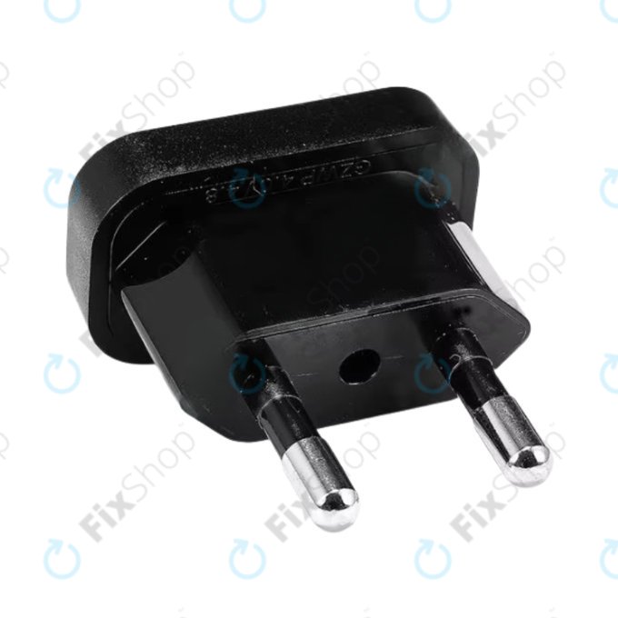 Adattatore spina US a EU, 220V, Black