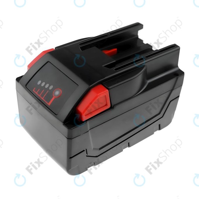 Batteria per Milwaukee 0721-20, V28 Vc, Wurth Bs 28-A Combi, 48-11-2830, Li-Ion, 4000mAh, 28V, HQ