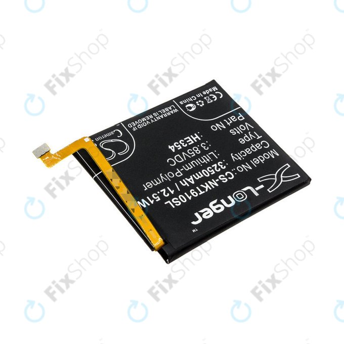 Batteria per Nokia 9 PureView, 3250mAh, Li-Pol, 3.85 V, HE354, HQ