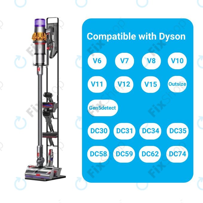 Supporto per Dyson serie V, Outsize, Gen5detect, serie DC