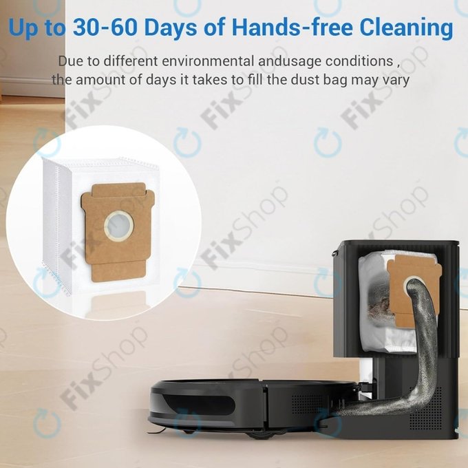 Sacchetto per aspirapolvere, 4 pz. per iRobot Roomba Max 705, Plus 504, 505