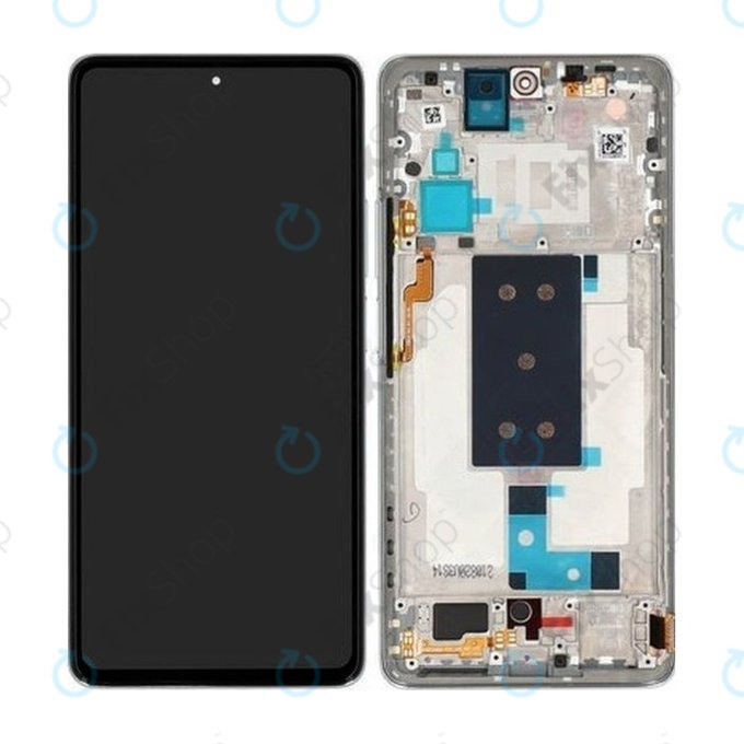 Schermo per Xiaomi 11T Pro, Moonlight White, Celestial Blue, Vetro touch con cornice, 5600040K3S00, 56000D0K3S00, Genuine Service Pack