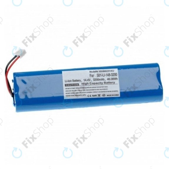 Batteria per Ecovacs Deebot Ozmo-seriess, S01-LI-148-3200, Li-Ion, 3200mAh, 14.4V