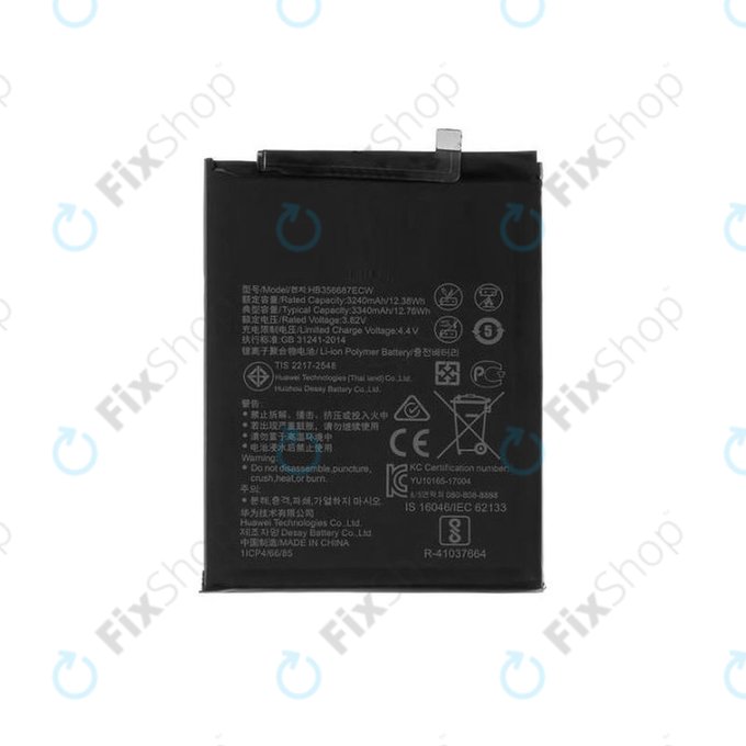 Batteria per Huawei Mate 10 Lite, Honor 7X, Nova 2 Plus, P Smart Plus (Nova 3i), P30 Lite, P30 Lite 2020, HB356687ECW, 3340mAh