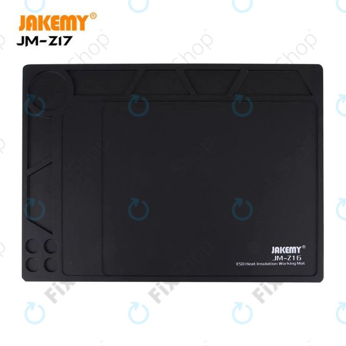 Tappetino in silicone ESD termoresistente 36 x 26cm con tappetino magnetico, Jakemy JM-Z17