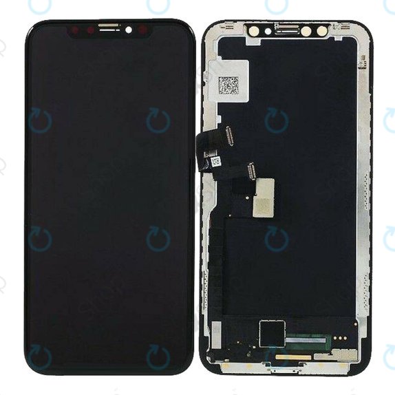 Schermo Hard OLED per iPhone XS Max, Vetro touch con cornice, FixPremium