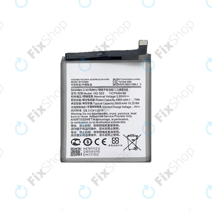 Batteria per Samsung A02s A025F, A03 A035G, A03s A037G, A14 A145R, SCUD-HQ-50S, 5000mAh