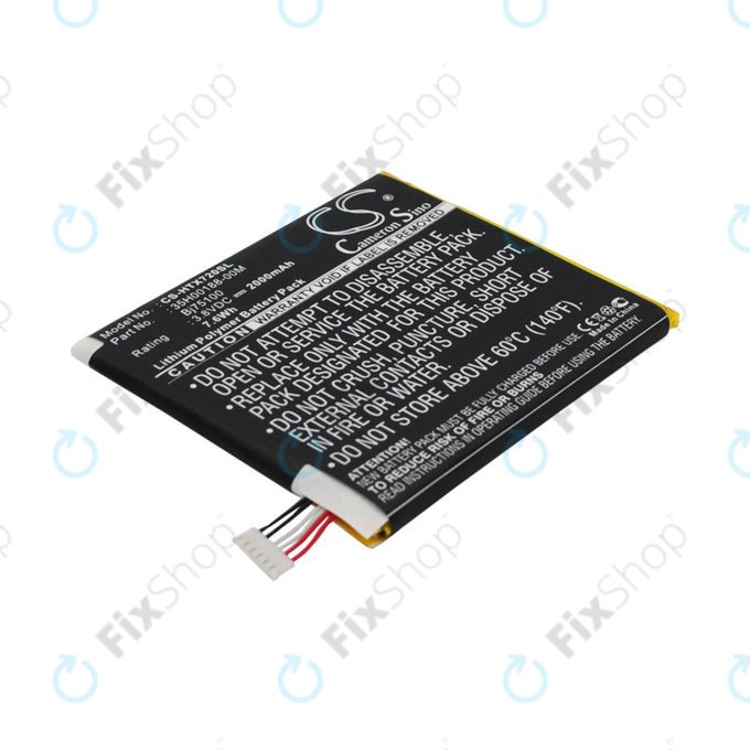 Batteria per HTC EVO One, 2000mAh, Li-Pol, 3.8 V, BJ75100, HQ