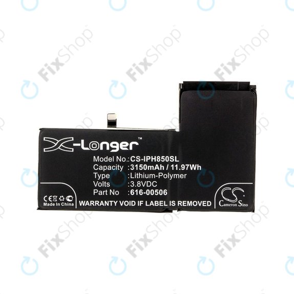Batteria per iPhone XS Max, 616-00506, 3150mAh, HQ
