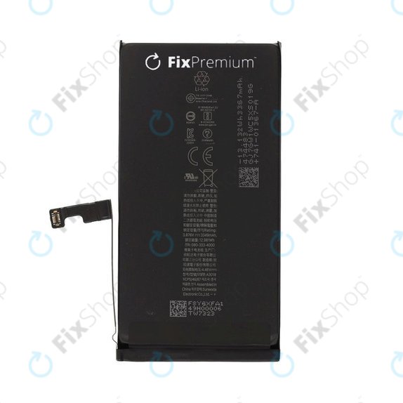 Batteria per iPhone 15, 3367mAh, DIAGNOSTIC