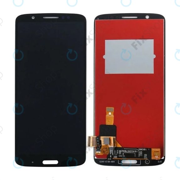 Schermo LCD per MotGoldla Moto G6 Plus XT1926-5, Black, Vetro touch senza cornice