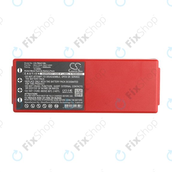 Batteria per HBC Radiomatic Spectrum, BA214061, Ni-MH, 2000mAh, 6V, HQ