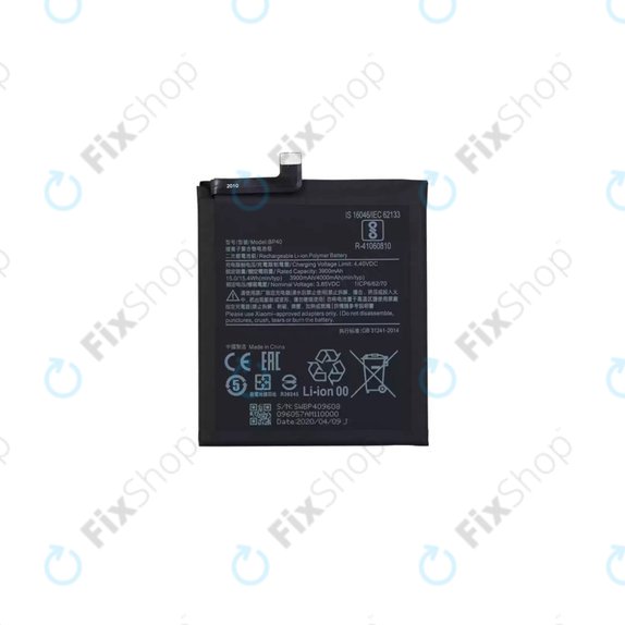 Batteria per Xiaomi Mi 9T Pro, BP40, 4000mAh