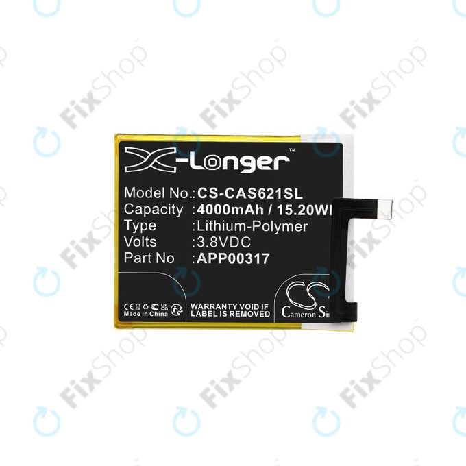 Batteria per Caterpillar S62 Pro, APP00317, 4000mAh, HQ