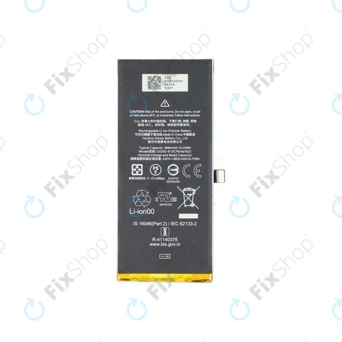 Batteria per Google Pixel 4a 5G, G025E, G823-00201-01, 3885mAh, Genuine Service Pack