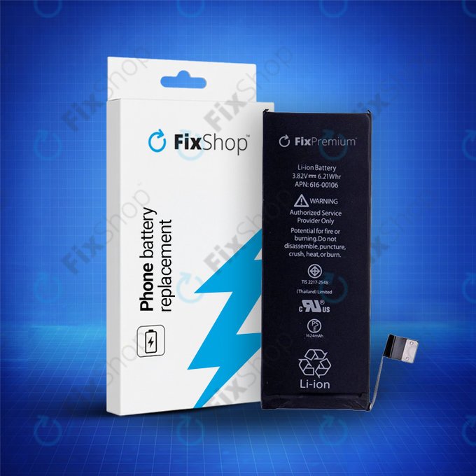 Batteria per iPhone SE, 1624mAh, FixPremium