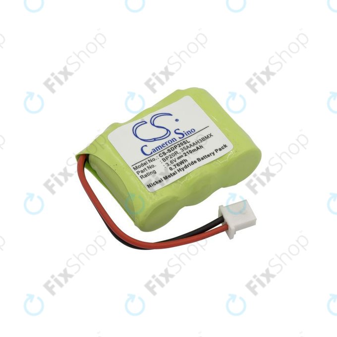 Batteria per Dogtra Receiver, Collar, BP20R, Ni-MH, 210mAh, 3.6V, HQ