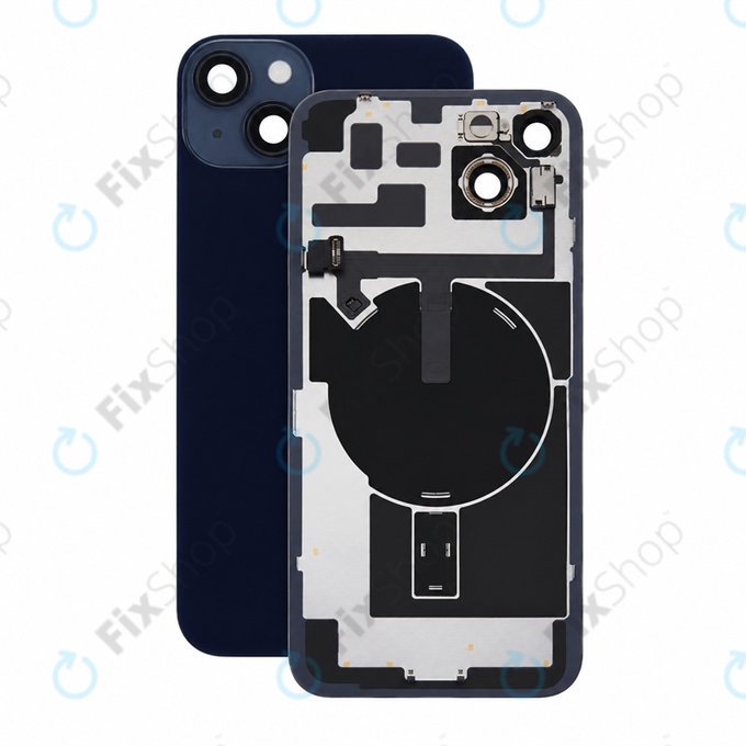 Vetro scocca posteriore per iPhone 14 Plus, Midnight, Pulled A