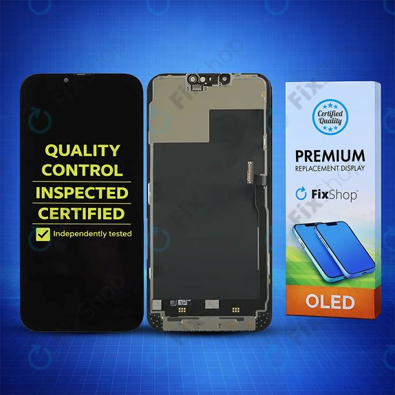 Schermo Hard OLED per iPhone 13 Pro Max, Vetro touch con cornice, FixPremium