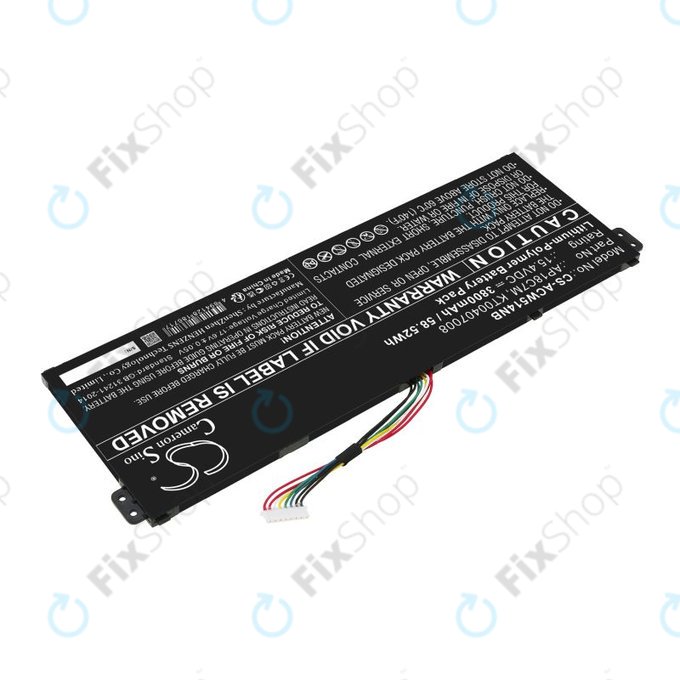 Batteria per Acer ConceptD 3, Spin 5, Swift 3, 5, X, Travelmate Spin P4, AP18C7M, Li-Pol, 3800mAh, 15.4V, HQ