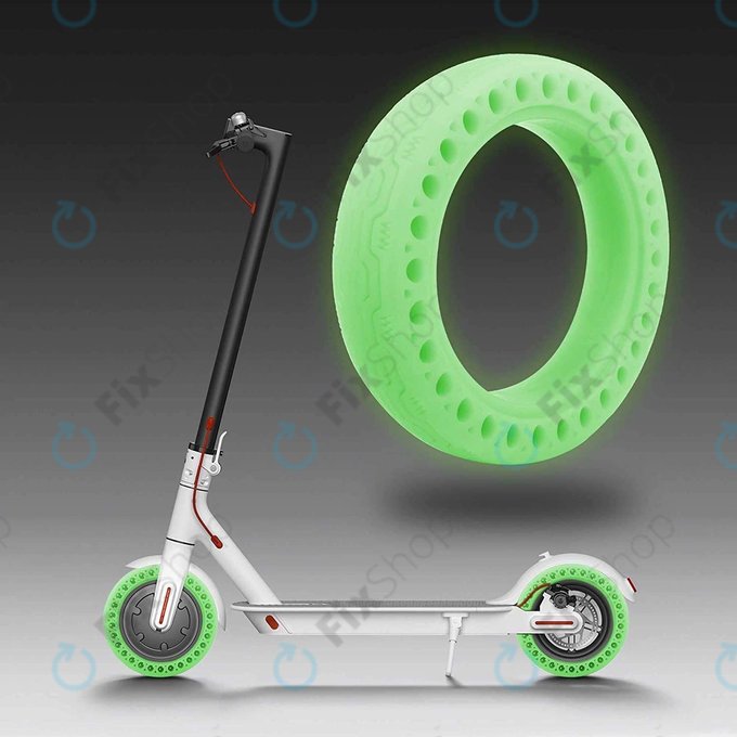 Pneumatico tubeless pieno resistente per Xiaomi Mi Electric Scooter 1S, 2, M365, Essential, Pro, Pro 2, Verde fluorescente