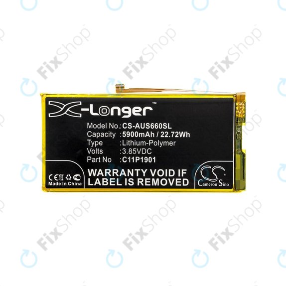 Batteria per Asus ROG Phone 2 ZS660KL, C11P1901, 5900mAh, HQ