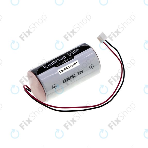 Batteria per DSC WT4911B, WT4911R Wireless Outdoor Siren, Li-MnO2, ER34615M-T1, 14500mAh, 3.6V, HQ