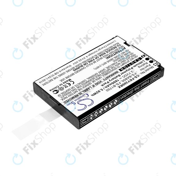 Batteria per Flysky FA605, FS-GT2B, FS-I10, FS-BA800, Li-Pol, 1600mAh, 3.7V, HQ