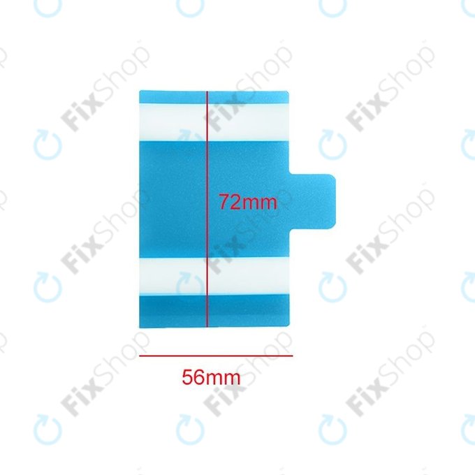 Adesivo universale sotto batteria, 56 x 72mm