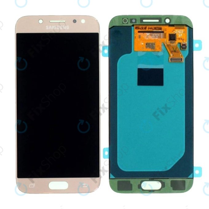Schermo per Samsung J5 J530F (2017), Gold, Vetro touch senza cornice, GH97-20738C, GH97-20880C, Genuine Service Pack