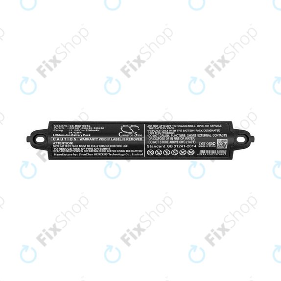 Batteria per Bose SoundLink 1, 2, 3, 330107, Li-Ion, 2200mAh, 11.1V, HQ