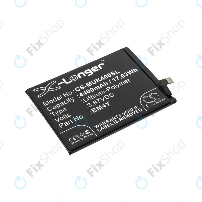 Batteria per Xiaomi Mi 11i M2012K11G, 4400mAh, Li-Pol, 3.87 V, BM4Y, HQ