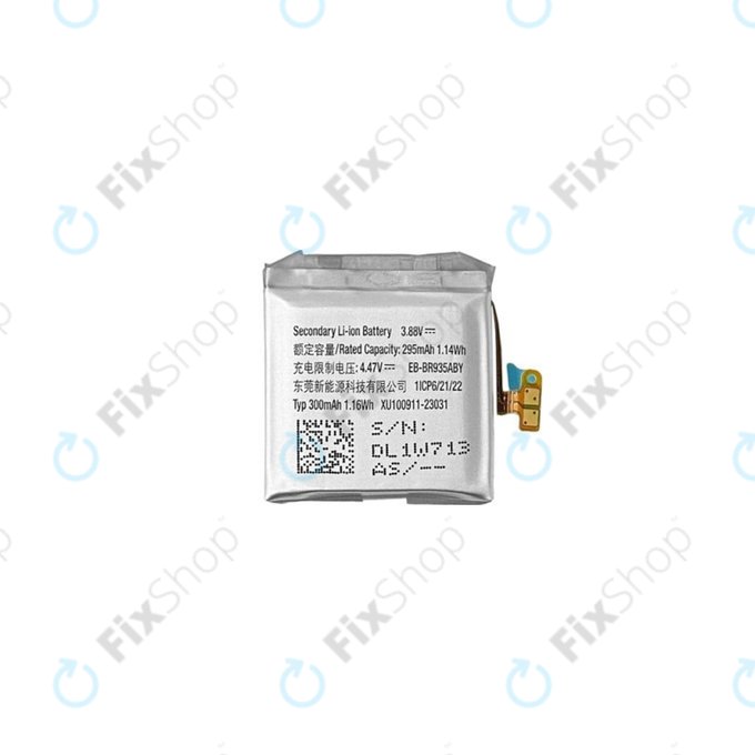Batteria per Samsung Galaxy Watch 6 40mm R930, R935, Watch 7 40mm L300, L305, 300mAh, EB-BR935ABY, GH43-05156A, Genuine Service Pack