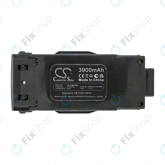 Batteria per Yuneec Mantis G, Q, YUNB3S2800, Li-Pol, 3900mAh, 11.4V, HQ