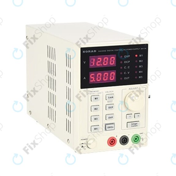 Alimentatore DC regolabile 0-30V, 0-5A, Korad KA3005D