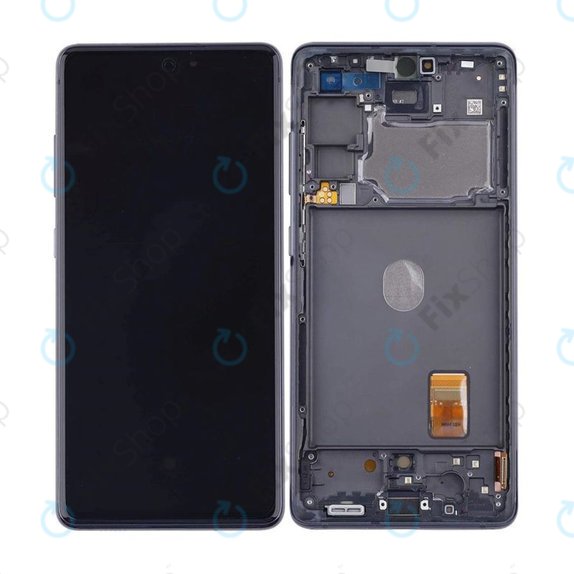 Schermo per Samsung S20 FE G780F, Black, Vetro touch con cornice