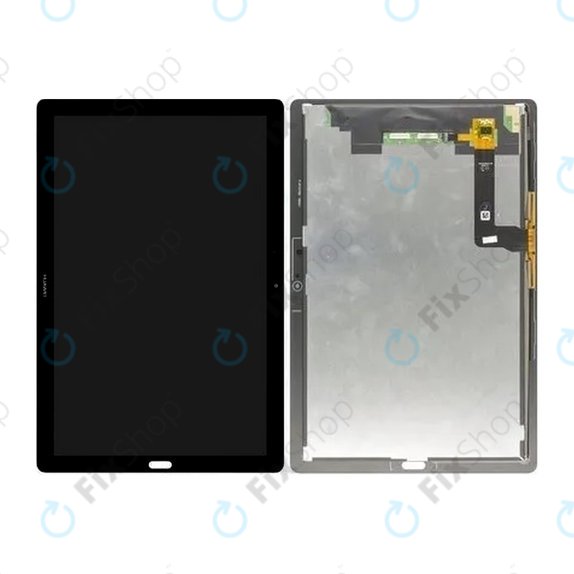 Schermo per Huawei MediaPad M5 10.8, Vetro touch senza cornice, Space Grey, 02351VJC, Genuine Service Pack