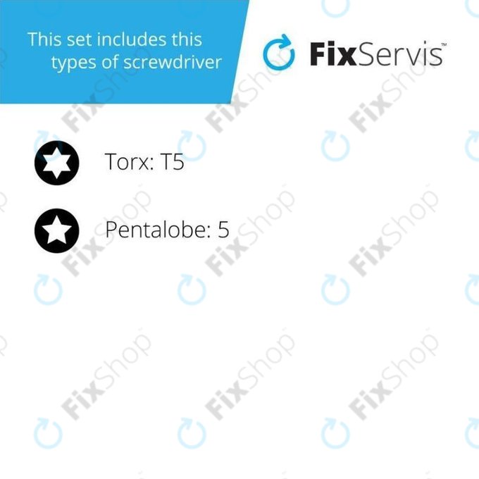 Cacciaviti semplici Pentalobe PL4 e Torx T5 per MacBook