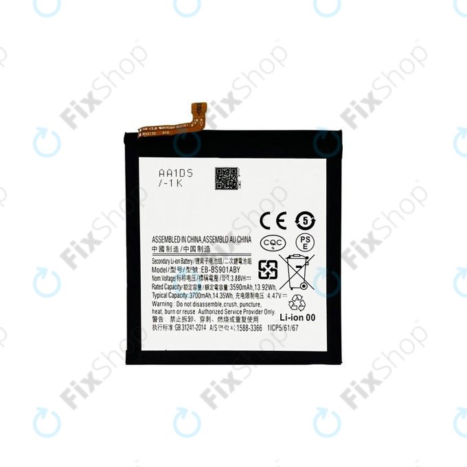 Batteria per Samsung S22 S901B, EB-BS901ABY, 3700mAh