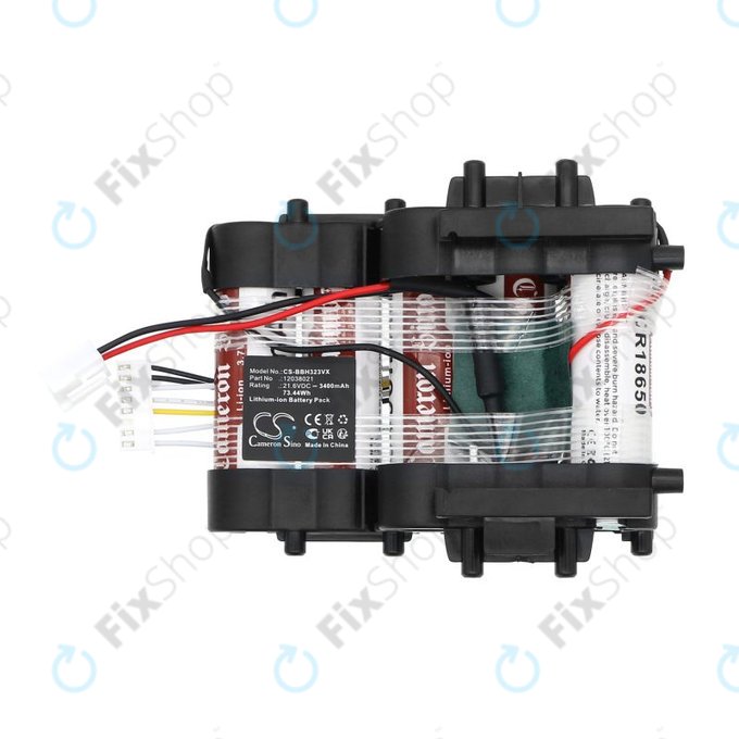 Batteria per Bosch Flexxo seriess 4, Flexxo Gen2 seriess 12026553, Li-Ion, 3400mAh, 21.6V, HQ