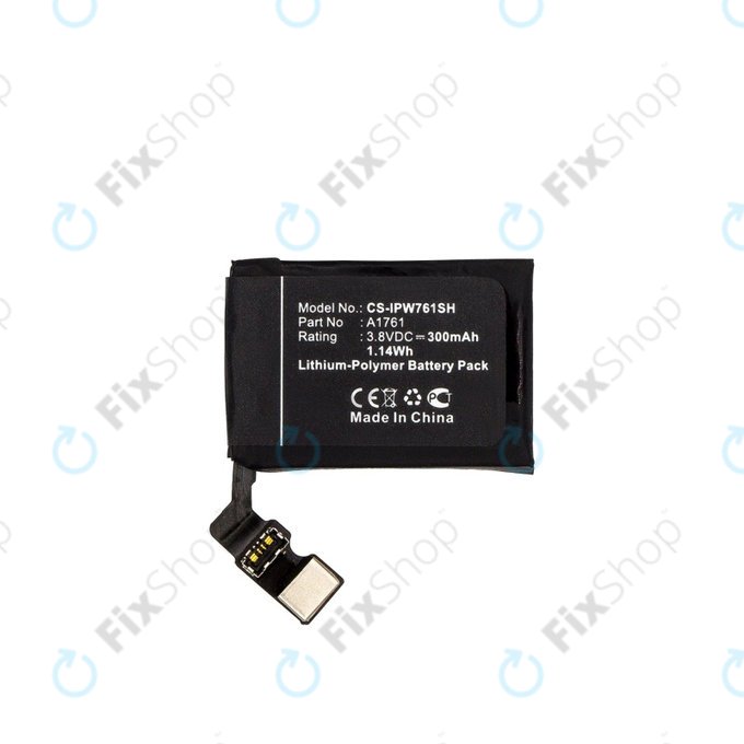 Batteria per Apple Watch 2 42 mm, 300mAh, Li-Pol, 3.8 V, A1761, HQ