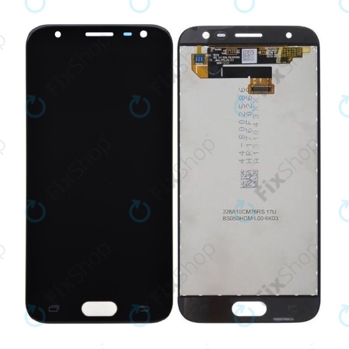 Schermo OLED per Samsung J3 J330F (2017), Black, Vetro touch senza cornice