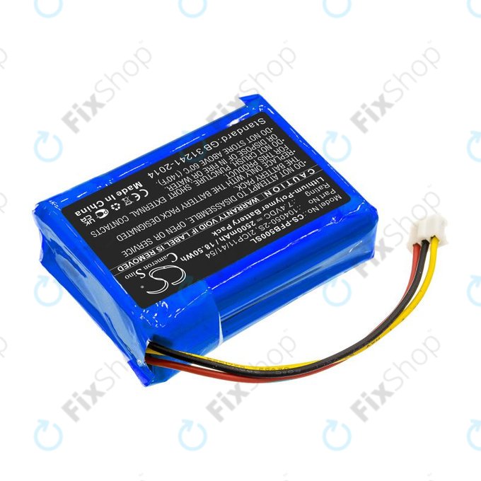 Batteria per Philips Fidelio B5/12, Fidelio HTL9100, Fidelio HTL9300, 104050-2S, Li-Pol, 2500mAh, 7.4V, HQ