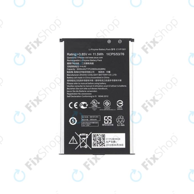 Batteria per Asus Zenfone Selfie ZD551KL, C11P1501, 3000mAh
